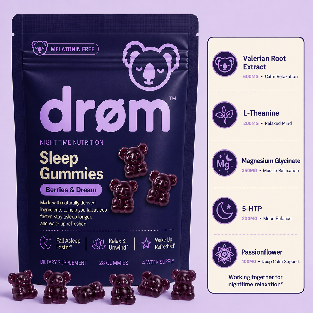 drøm Sleep Gummies — Berries & Dream