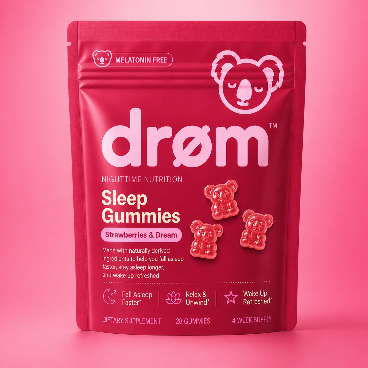 drøm Sleep Gummies — Strawberries & Dream